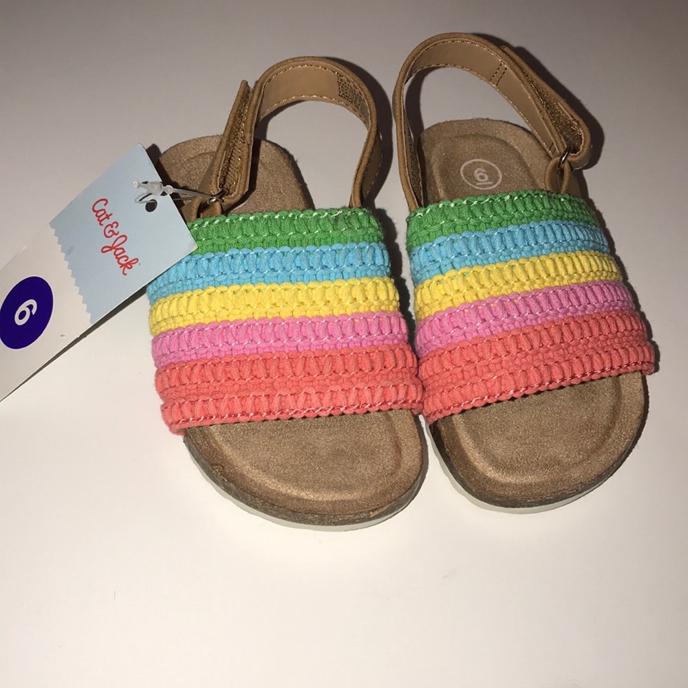 Cat & Jack Sandals Toddler Girls Size 6 NWT